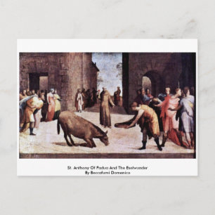 Carte Postale Saint Antoine De Padoue Et L'Eselwunder