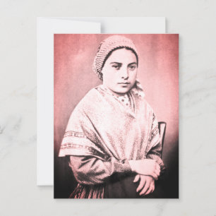 Carte Postale Saint Bernadette Soubirous enfant