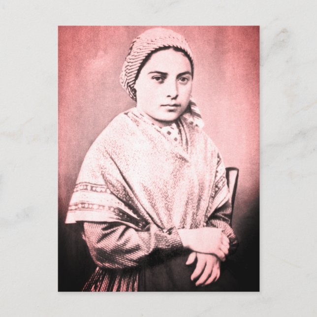 Carte Postale Saint Bernadette Soubirous enfant (Devant)