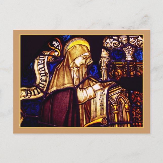 Carte Postale Saint Brigid de Suède (Devant)