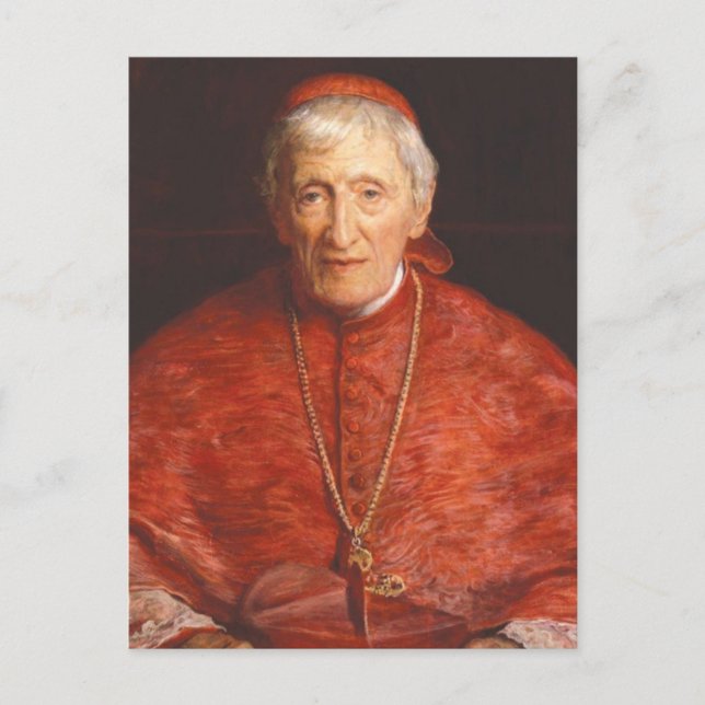 Carte Postale Saint-Cardinal John Henry Newman Catholique (Devant)