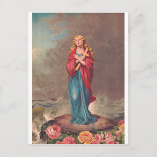 Carte Postale Saint Christina of Bolsena patron of sailors