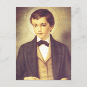 Carte Postale Saint Dominic Savio étudiant de John Bosco