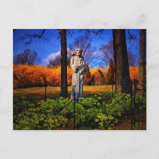 Carte Postale Saint François au cimetière Vieux Lynchburg (Devant)