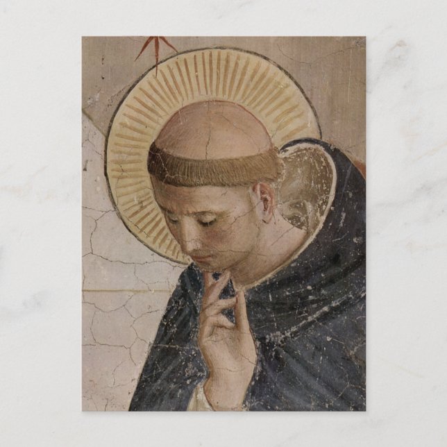 Carte Postale Saint François avec la Tête Bénie (Devant)