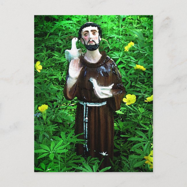 Carte Postale Saint François d'Assise (Devant)