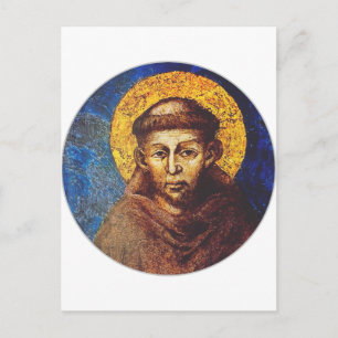 Carte Postale Saint François d'Assise Le Cantique de la Création