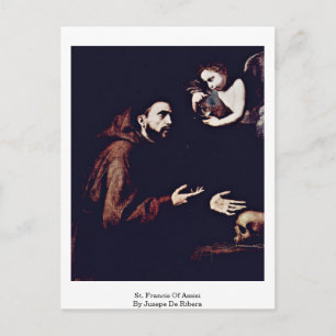 Carte Postale Saint François D'Assise Par Jusepe De Ribera