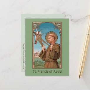 Carte Postale Saint François d'Assise, Pater Seraphicus (SAU 040
