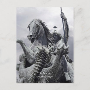 Carte Postale Saint-George et le Dragon