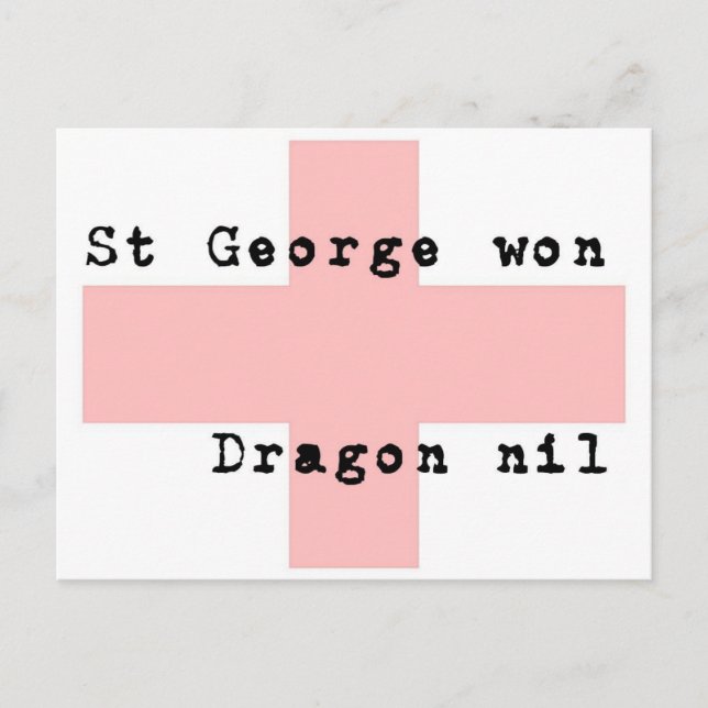 Carte Postale Saint George's Day (Devant)