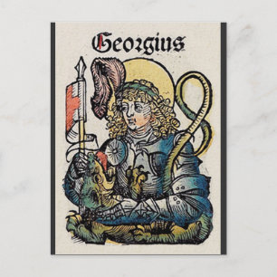 Carte Postale Saint Georges de la Chronique de Nuremberg
