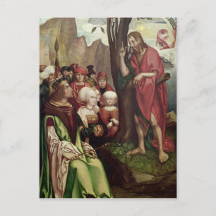 Carte Postale Saint Jean le baptiste prêcher avant Hérode