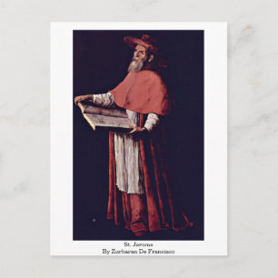Carte Postale Saint Jérôme Par Zurbaran De Francisco