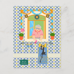 Carte Postale Saint John Portugais Festa Voisin