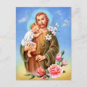 Carte Postale "Saint Joseph feast day" "little saints of spring"