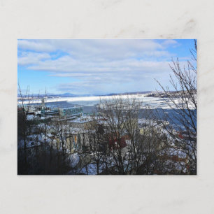 Carte Postale Saint-Laurent en hiver, Québec, Canada