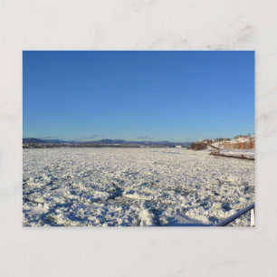 Carte Postale Saint-Laurent en hiver, Québec, Canada