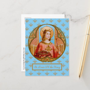 Carte Postale Saint Louis IX le roi (BK 004)