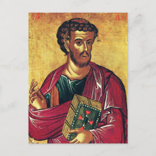 Carte Postale Saint Luc l'icône évangéliste orthodoxe