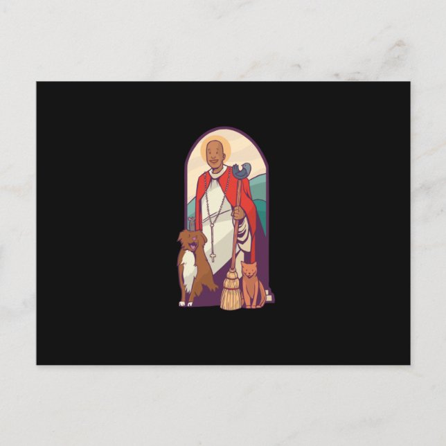 Carte Postale Saint Martin de Porres (Devant)