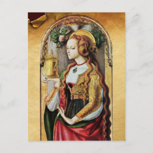 Carte Postale SAINT MARY MAGDALENE Parchment