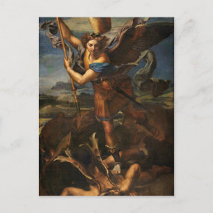 Carte Postale Saint Michael Vanquishing Satan
