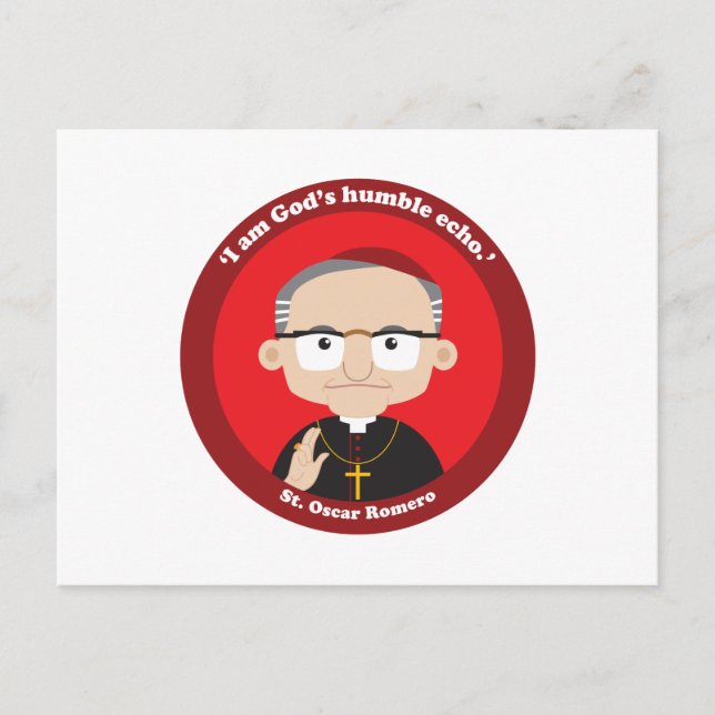 Carte Postale Saint Oscar Romero (Devant)