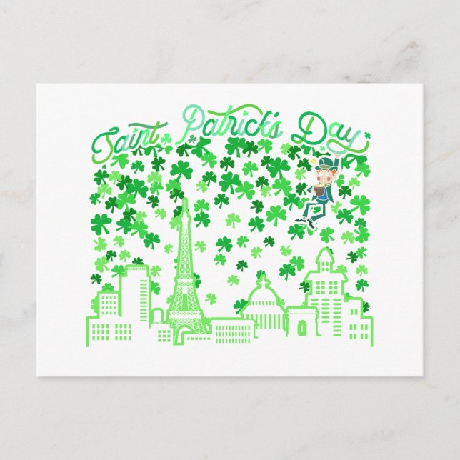Carte Postale Saint Patrick Paris France (Devant)