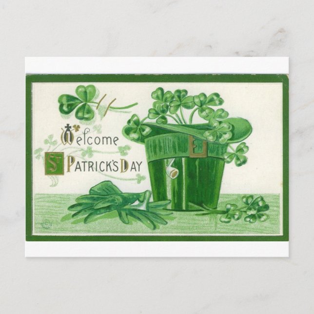 Carte Postale Saint Patrick's Day (Devant)