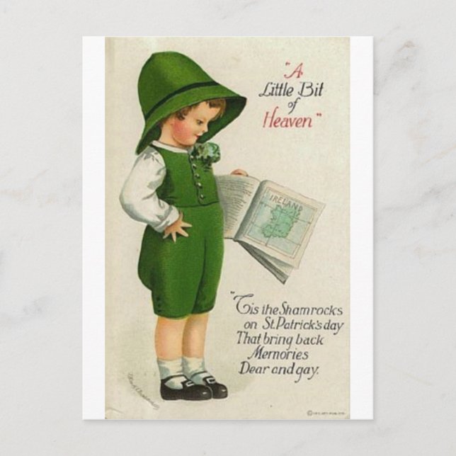 Carte Postale Saint Patrick's Day (Devant)