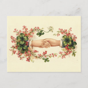 Carte Postale Saint Patrick's Handshake