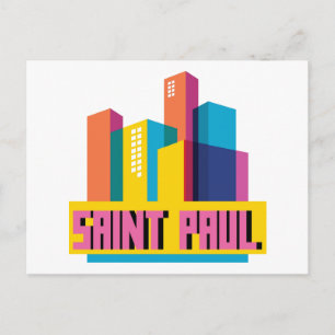 Carte Postale Saint Paul dans le design