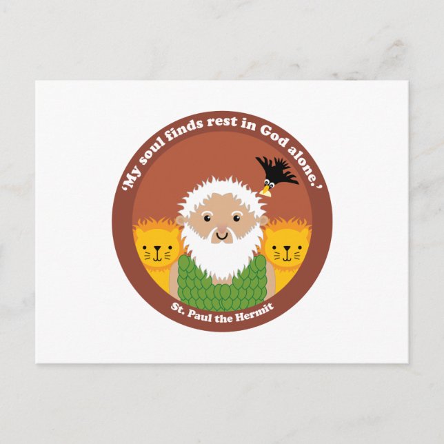 Carte Postale Saint Paul l'Hermite (Devant)