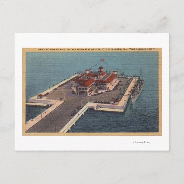 Carte Postale Saint-Pétersbourg, Floride - Aérien de Million (Devant)