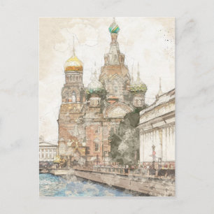 Carte Postale Saint-Pétersbourg, Russia
