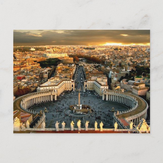 Carte Postale Saint Pierre du Vatican Carré (Devant)