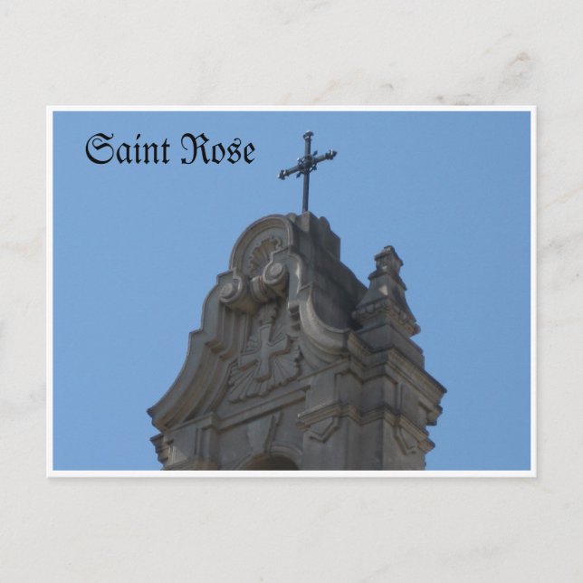 Carte Postale Saint Rose Père Noël Rosa, Ca. (Devant)
