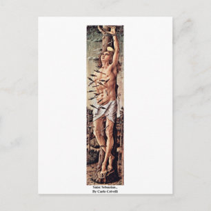 Carte Postale Saint Sébastien, Par Carlo Crivelli