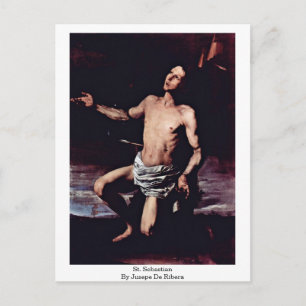 Carte Postale Saint-Sébastien Par Jusepe De Ribera