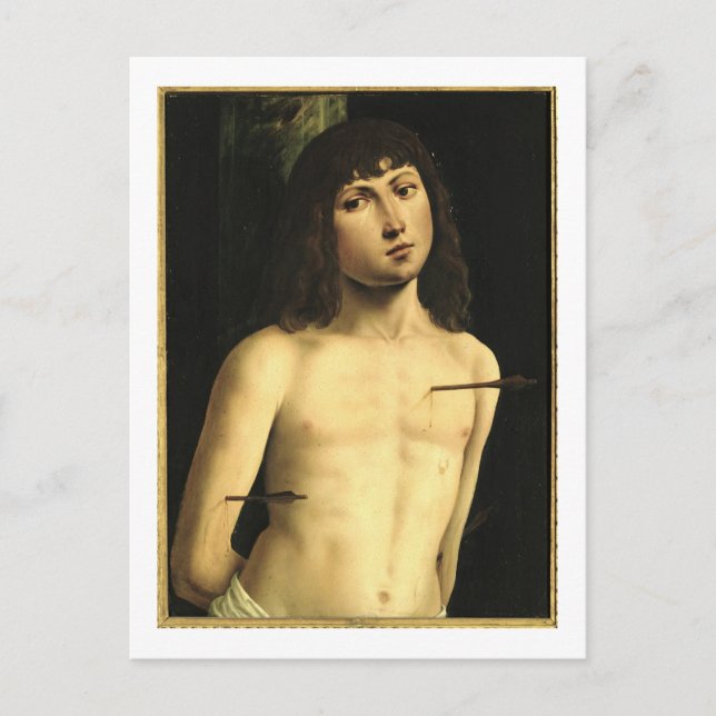 Carte Postale Saint-Sébastien, vers 1490 (température sur pannea (Devant)