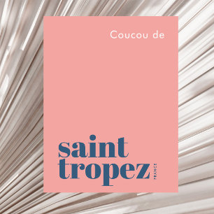 Carte Postale Saint St. Tropez France vacances modernes