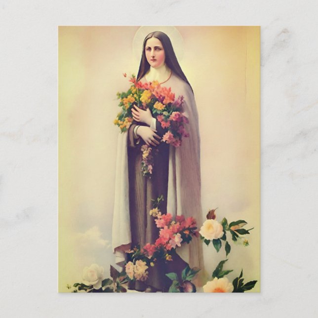Carte postale Saint-Thérèse de Lisieux (Devant)