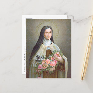 Carte Postale Saint-Thérèse de Lisieux la Petite Fleur (BJE 01)