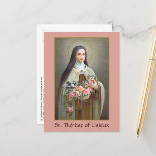 Carte Postale Saint-Thérèse de Lisieux la Petite Fleur (BJE 01)