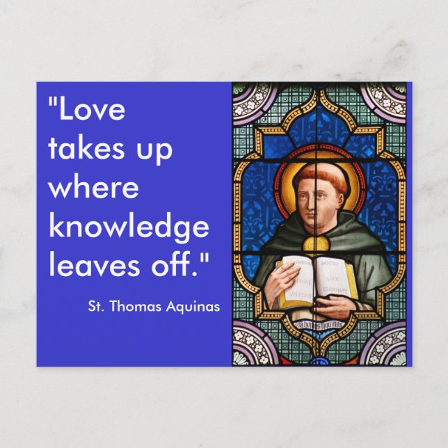 Carte Postale Saint Thomas d'Aquin (Devant)