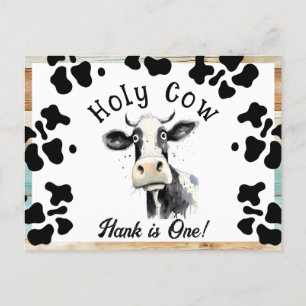 Carte Postale Saint Vache 1er Anniversaire Sauvegarder La Date