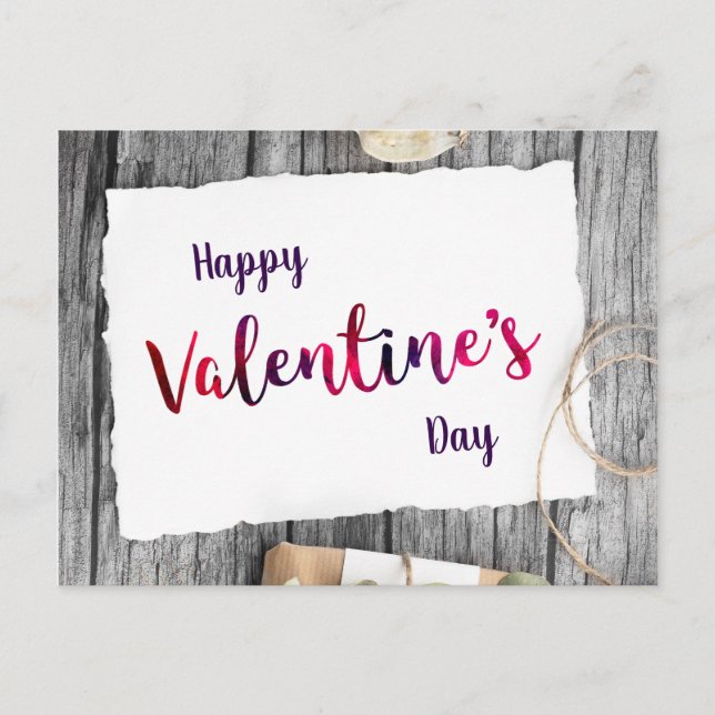 Carte Postale Saint-Valentin (Devant)