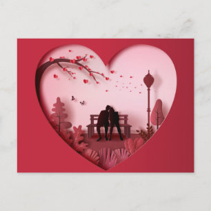 Carte postale Saint-Valentin