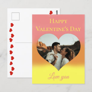 Carte Postale Saint Valentin Coeur photo